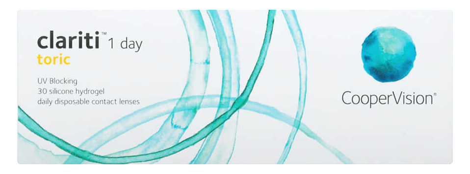 lentilles de contact Clariti 1 day Toric
