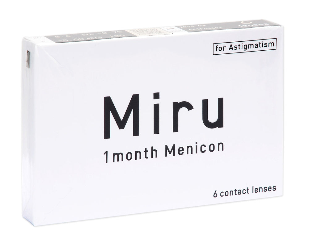 Miru 1 month for Astigmatism