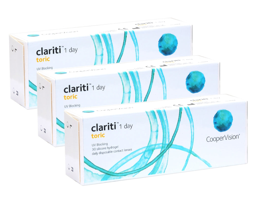 lentilles de contact Clariti 1 day Toric
