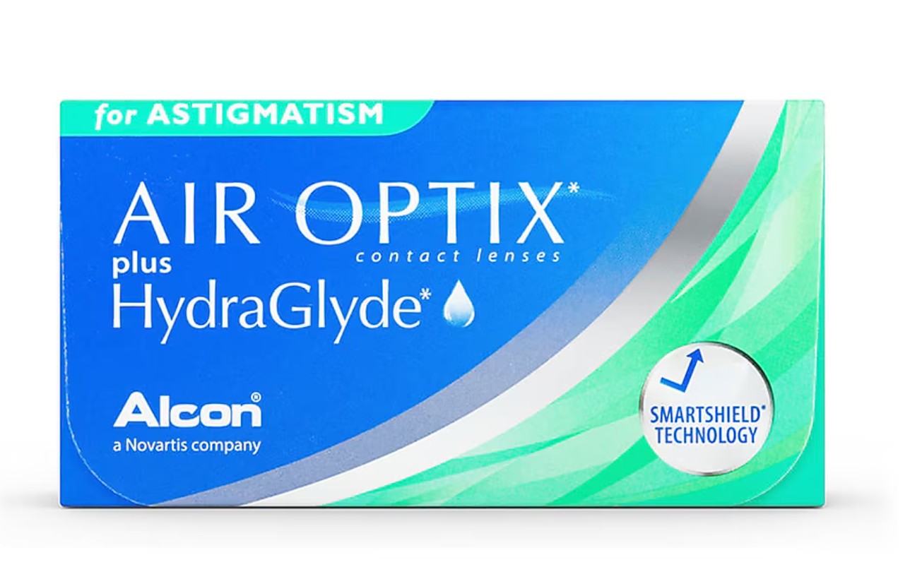 Air Optix plus Hydraglyde for astigmatism boite de 6